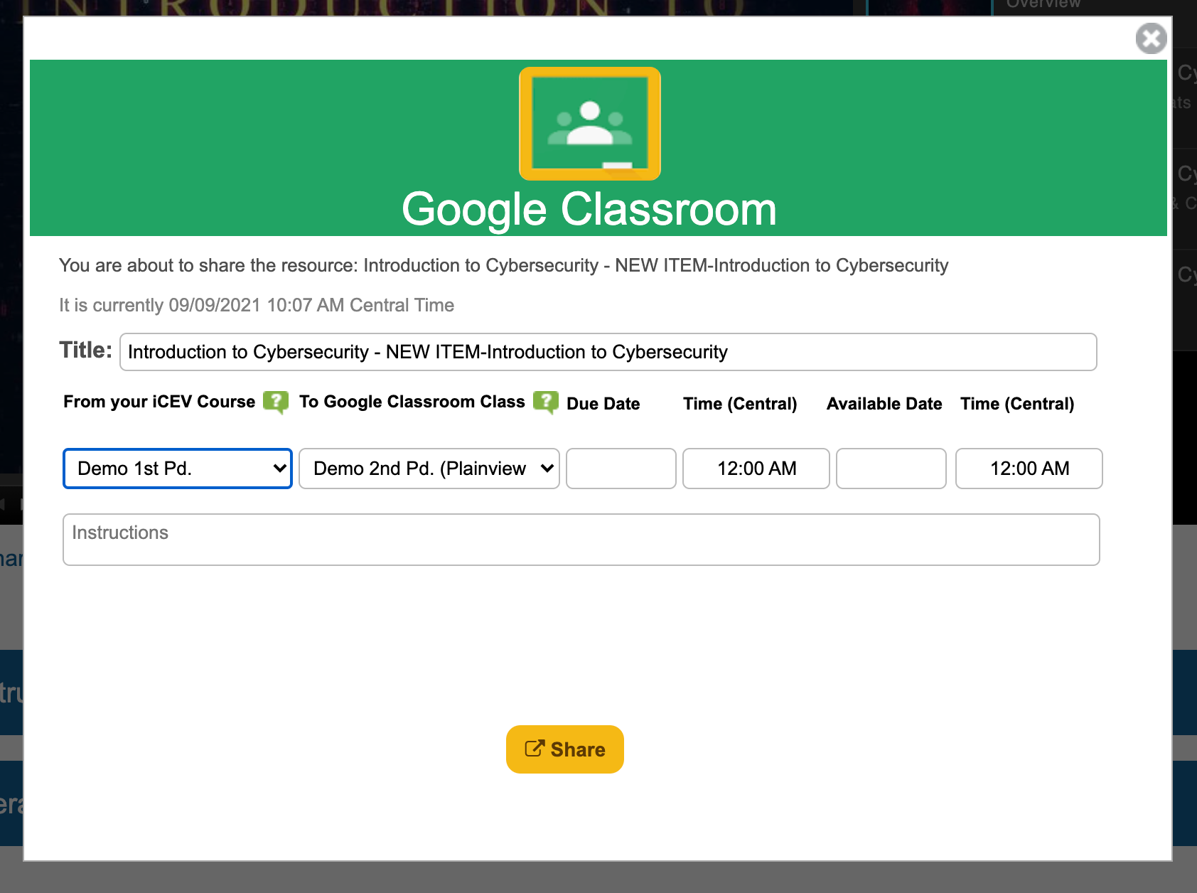 Google Classroom: Initial Setup