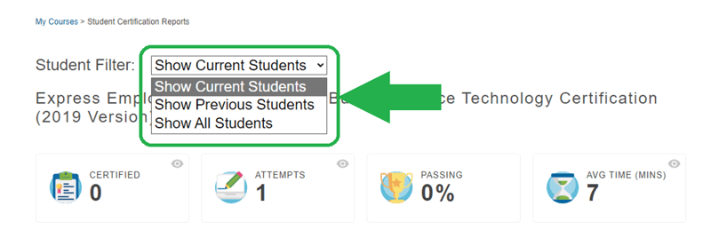 StudentCertificationReporting