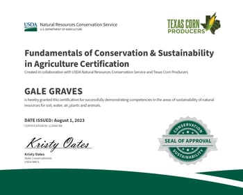 NRCS FundamentalsConservationSustainabilityAgriculture Certification