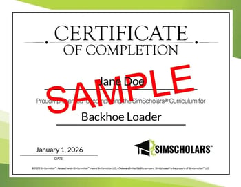 SimScholars_BackhoeLoaderCertificate