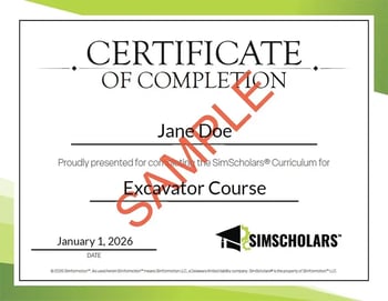 SimScholars_ExcavatorCertificate