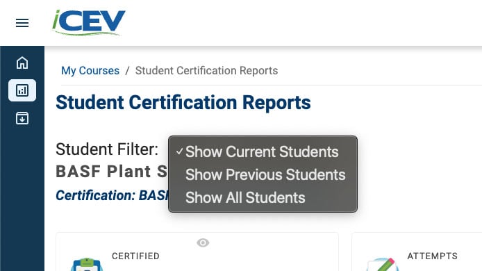 StudentCertificationReports