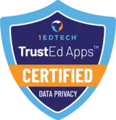TrustEdAppsDataPrivacyCertifiedBadgeOct2023