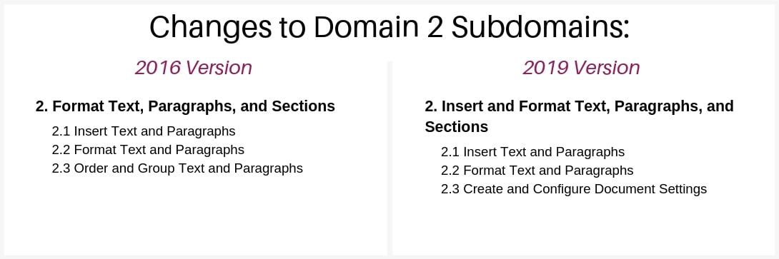 mos-word-associate-2019-exam-structure-domain-2