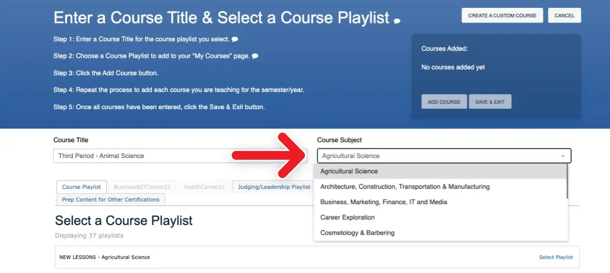 Setting Up Your My Courses Page_1