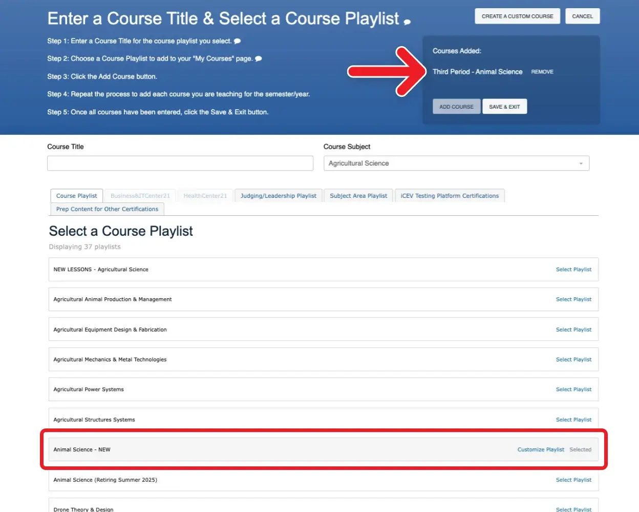 Setting Up Your My Courses Page_1