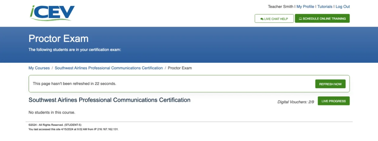 ProctoringCertificationExam3a