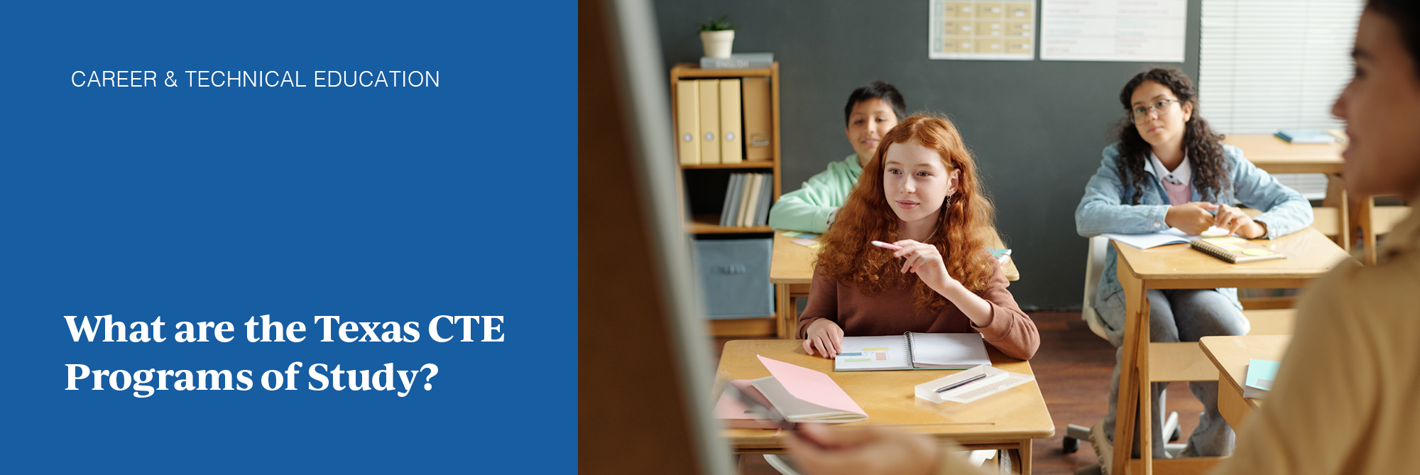 What are the Texas CTE Programs of Study?