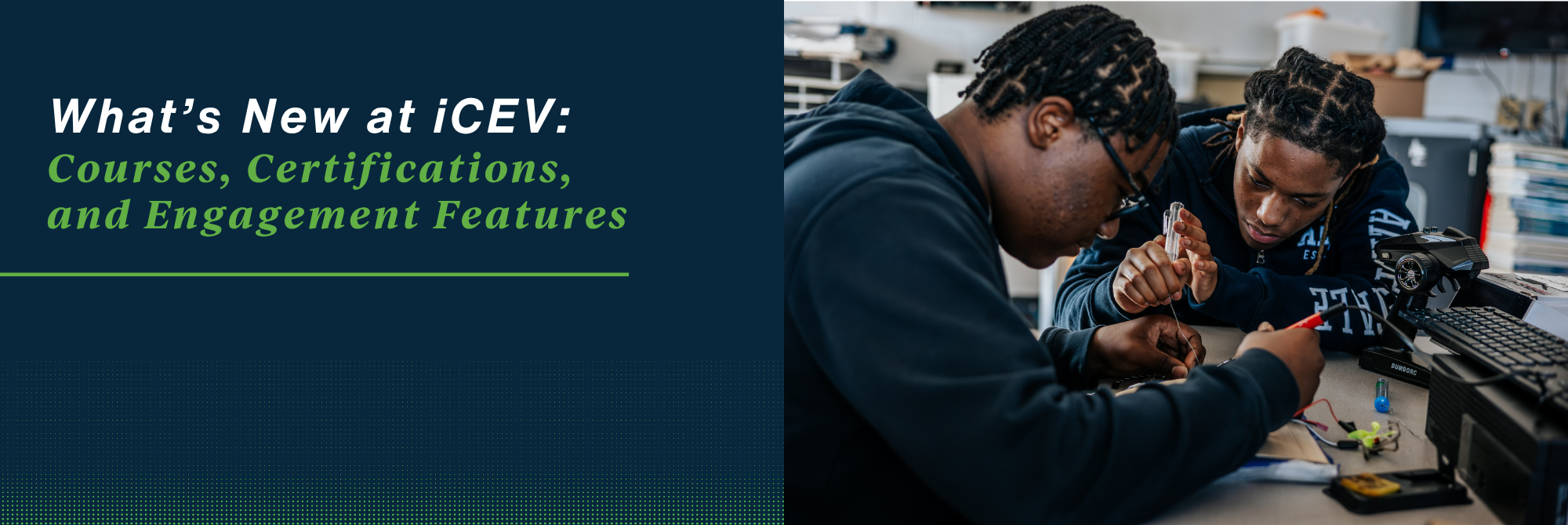 What's New at iCEV: Courses, Certifications, and Engagement Features